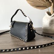 Valentino Garavani Small Rockstud Shoulder Bag Black Size 19 x 13 x 7 cm - 5