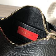 Valentino Garavani Small Rockstud Shoulder Bag Black Size 19 x 13 x 7 cm - 3