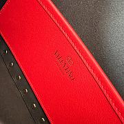 Valentino Garavani Rockstud Spike Quilted Leather Shoulder Bag Black Size 24 x 11 x 7 cm - 5