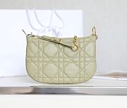 Dior Caro Tulip Handbag Light Green Size 25 x 16 x 2.5 cm - 1