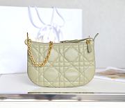 Dior Caro Tulip Handbag Light Green Size 25 x 16 x 2.5 cm - 4