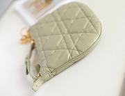 Dior Caro Tulip Handbag Light Green Size 25 x 16 x 2.5 cm - 2