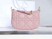 Dior Caro Tulip Handbag Pink Size 25 x 16 x 2.5 cm - 1