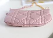 Dior Caro Tulip Handbag Pink Size 25 x 16 x 2.5 cm - 6