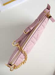 Dior Caro Tulip Handbag Pink Size 25 x 16 x 2.5 cm - 3