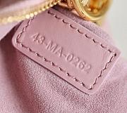 Dior Caro Tulip Handbag Pink Size 25 x 16 x 2.5 cm - 2