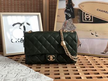 Chanel Chain Bag Green Size 16 x 25 x 10 cm