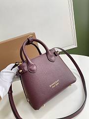 Burberry The Banner Dark Red Bag Size 22 x 12 x 17 cm - 4