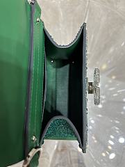 Valentino Garavani Crystal Embellished Mini Top Handle Bag Green Size 19 x 13 x 9 cm - 2