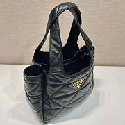 Prada Medium Nappa-Leather Tote Bag with Topstitching Size 27 x 13 x 31 cm - 5