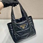 Prada Medium Nappa-Leather Tote Bag with Topstitching Size 27 x 13 x 31 cm - 3