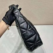Prada Large Topstitched Nappa Leather Bag Black Size 27 x 11.5 x 40 cm - 4