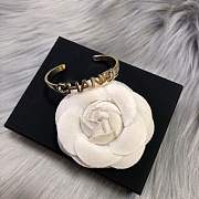 Chanel Logo Print Bracelet Gold - 2