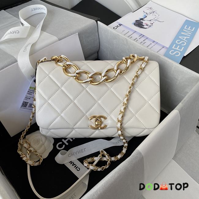 Chanel AS3367 Classic Rhombic Flap Bag Size 23 x 10 x 15.5 cm - 1
