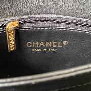 Chanel AS3367 Classic Rhombic Flap Bag Black Size 23 x 10 x 15.5 cm  - 5