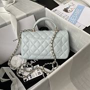 Chanel Mini CF Handle Handbag AS2431 Size 20 x 12 x 6 cm - 3
