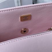 Chanel Mini CF Handle Handbag AS2431 Pink Size 20 x 12 x 6 cm - 3