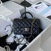 Chanel Mini CF Handle Handbag AS2431 Black Size 20 x 12 x 6 cm - 1