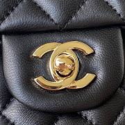 Chanel Mini CF Handle Handbag AS2431 Black Size 20 x 12 x 6 cm - 4