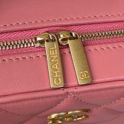 Chanel AS3319 Cosmetic Bag Pink Size 16 x 20.5 x 7.5 cm - 5