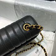 Chanel CF Leather Chain Bag Black Size 26 x 8 x 16 cm - 5