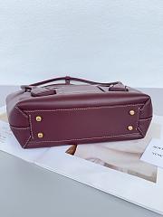 Botega Venata Arco Handbag Small Red Wine Size 22 x 18 x 9 cm - 3