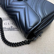 Gucci GG Marmont Shoulder Bag Black Size 26.5 x 13 x 7 cm - 5