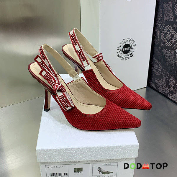 Dior J'adior Slingback Pump Red 10 cm - 1
