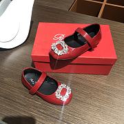 Roger Vivier Kid Shoes Red - 4