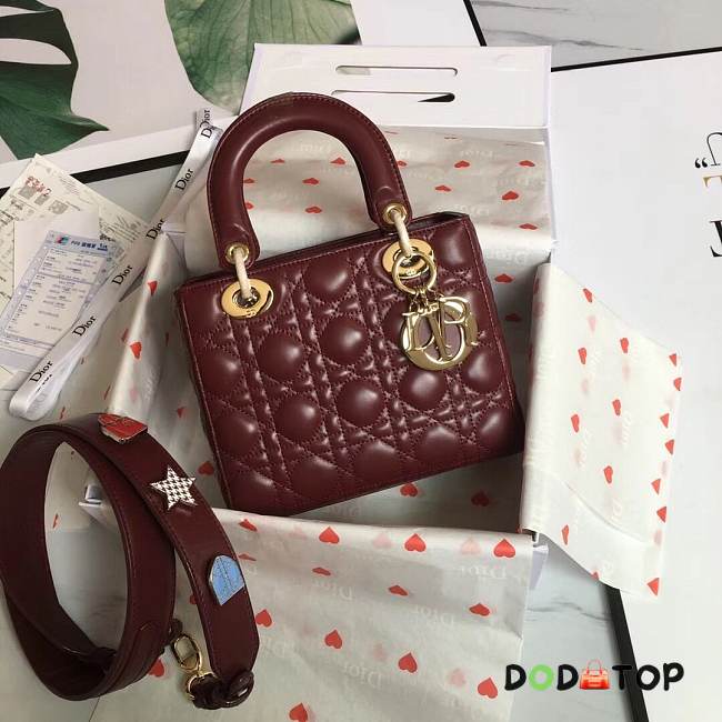 Dior Lady Small Bag Size 20 x 17 x 9 cm - 1