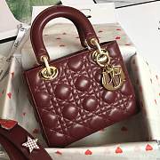 Dior Lady Small Bag Size 20 x 17 x 9 cm - 4