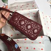 Dior Lady Small Bag Size 20 x 17 x 9 cm - 3