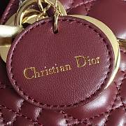 Dior Lady Small Bag Size 20 x 17 x 9 cm - 2