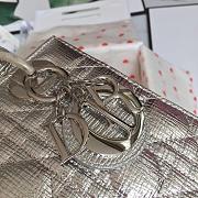 Dior Lady Small Bag Silver Size 20 x 17 x 9 cm - 4