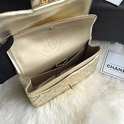 Chanel A01113 Jumbo Classic Flap Bag Gold with Silver/Gold Size 30 cm - 6