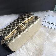 Chanel A01113 Jumbo Classic Flap Bag Gold with Silver/Gold Size 30 cm - 5