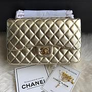 Chanel A01113 Jumbo Classic Flap Bag Gold with Silver/Gold Size 30 cm - 3