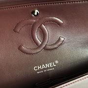 Chanel Shinny Leather Medium Classic Flap Bag Size 25 cm - 3