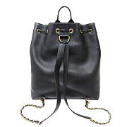 Chanel Deauville Drawstring Bucket Bag Studded Caviar Black Size 42 x 35.5 x 14 cm - 6