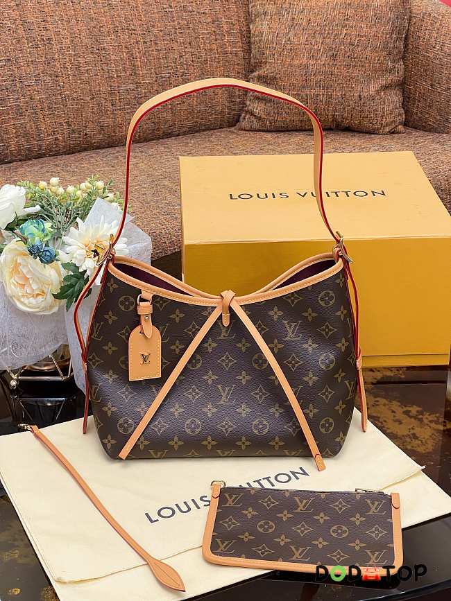 Louis Vuitton Small CarryAll in Monogram Size 29 x 24 x 12 cm - 1