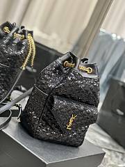YSL Saint Laurent Sequin Bag Black Size 22 × 29 × 15 cm - 5