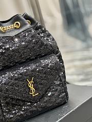 YSL Saint Laurent Sequin Bag Black Size 22 × 29 × 15 cm - 4