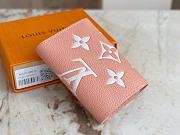 Louis Vuitton LV Pink Wallet M81644 Size 12 x 9.5 x 1.5 cm - 5