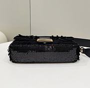 Fendi Baguette Black Bag Size 27 cm - 2