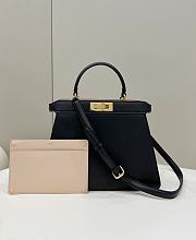 Fendi Peakaboo Black Bag 33 × 12 × 25 cm - 1