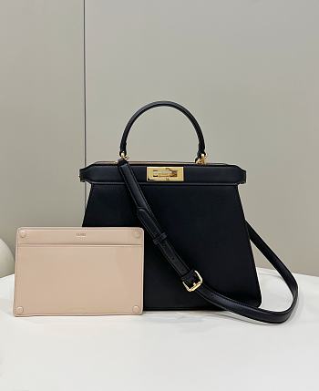 Fendi Peakaboo Black Bag 33 × 12 × 25 cm