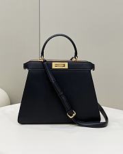 Fendi Peakaboo Black Bag 33 × 12 × 25 cm - 5