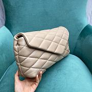  YSL Sade Puffer Envelope Handbag Size 35 x 9 x 18 cm - 6