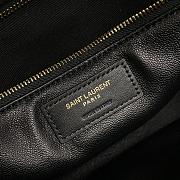 YSL Sade Puffer Envelope Handbag Black Size 35 x 9 x 18 cm - 6