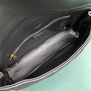 YSL Sade Puffer Envelope Handbag Black Size 35 x 9 x 18 cm - 5
